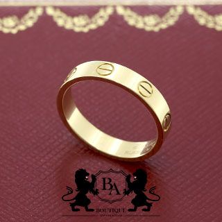 Cartier Love 18K Yellow Gold Ring Size 51
