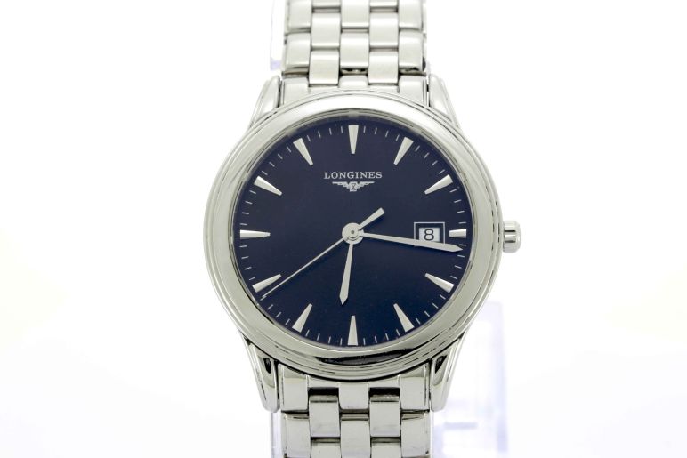 Longines Flagship Quartz L4.716.4 Steel Date 35mm