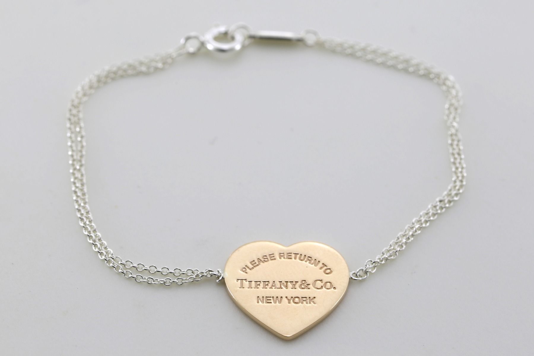 Tiffany tag chain bracelet deals